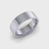 Flat Court Standard Wedding Ring in Platinum (7mm)