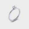 Petite Engagement Ring in Platinum (0.5 ct.)