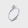 Petite Engagement Ring in Platinum (0.6 ct.)
