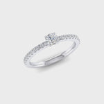 Shimmer Engagement Ring in Platinum (0.45 ct.)