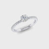 Shimmer Engagement Ring in Platinum (0.7 ct.)