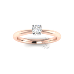 Dainty Engagement Ring in 18ct Rose Gold (0.25 ct.)