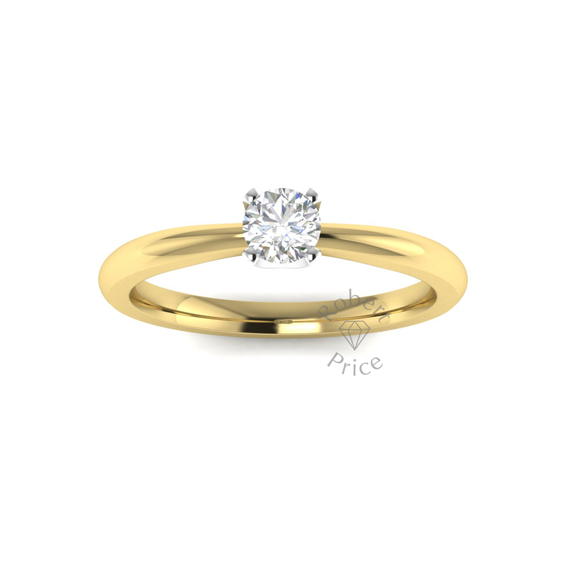 Dainty Engagement Ring in 18ct Yellow Gold (0.25 ct.)