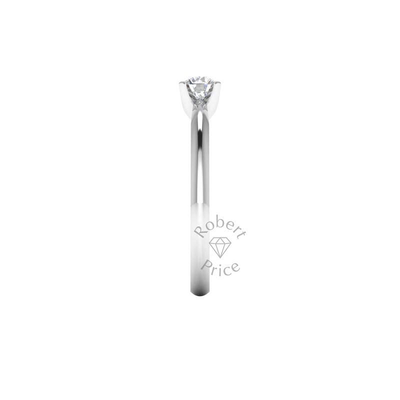 Dainty Engagement Ring in 18ct White Gold (0.33 ct.)