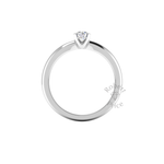 Dainty Engagement Ring in Platinum (0.33 ct.)