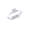Dainty Engagement Ring in Platinum (0.4 ct.)