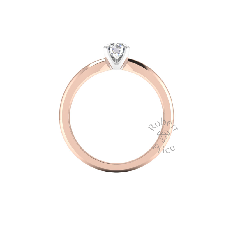 Dainty Engagement Ring in 18ct Rose Gold (0.4 ct.)