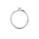 Dainty Engagement Ring in Platinum (0.5 ct.)