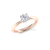 Dainty Engagement Ring in 18ct Rose Gold (0.6 ct.)