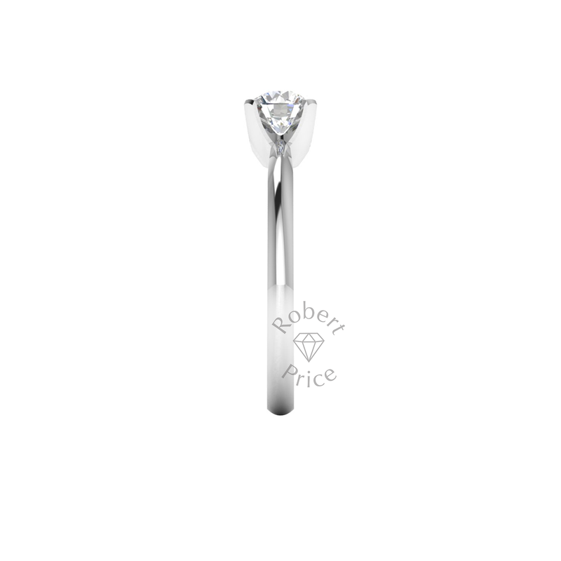 Dainty Engagement Ring in 18ct White Gold (0.6 ct.)
