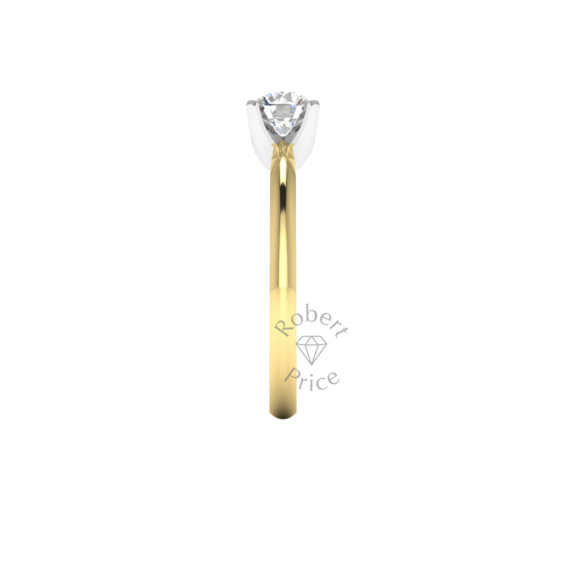 Dainty Engagement Ring in 18ct Yellow Gold (0.6 ct.)