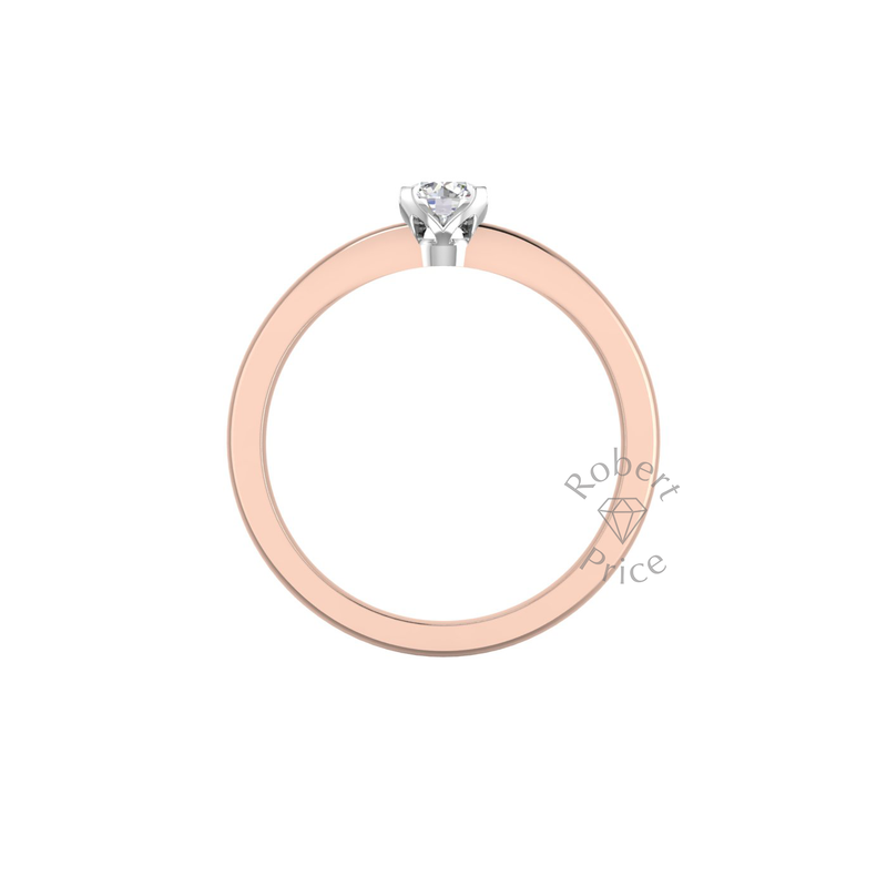 Jolie Engagement Ring in 18ct Rose Gold (0.33 ct.)