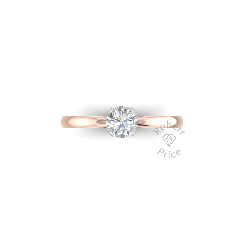 Jolie Engagement Ring in 18ct Rose Gold (0.6 ct.)