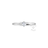 Petite Six Claw Engagement Ring in 18ct White Gold (0.25 ct.)