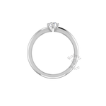 Petite Six Claw Engagement Ring in Platinum (0.33 ct.)