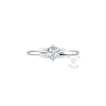 Petite Six Claw Engagement Ring in Platinum (0.6 ct.)