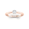 Petite Engagement Ring in 18ct Rose Gold (0.25 ct.)