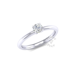 Petite Engagement Ring in Platinum (0.33 ct.)