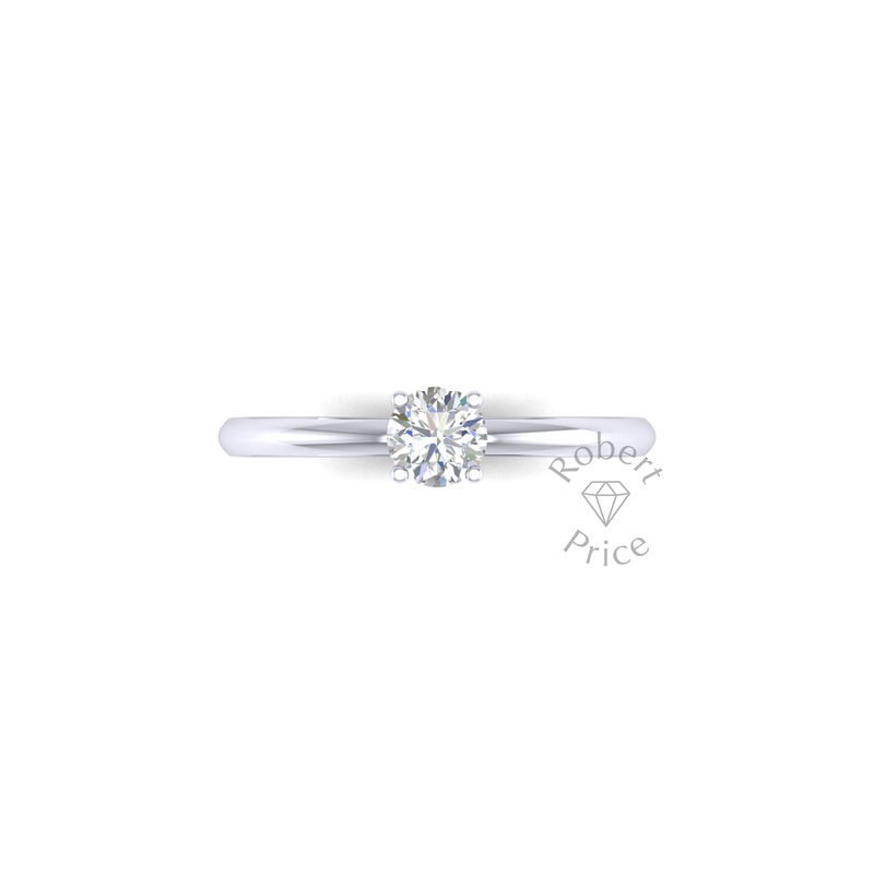 Petite Engagement Ring in Platinum (0.4 ct.)