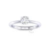 Petite Engagement Ring in 18ct White Gold (0.5 ct.)