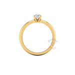 Petite Engagement Ring in 18ct Yellow Gold (0.5 ct.)