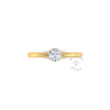 Petite Engagement Ring in 18ct Yellow Gold (0.5 ct.)