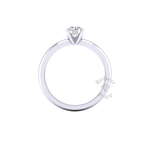 Petite Engagement Ring in 18ct White Gold (0.6 ct.)