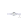 Petite Engagement Ring in Platinum (0.6 ct.)