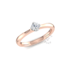 Vertice Engagement Ring in 18ct Rose Gold (0.25 ct.)