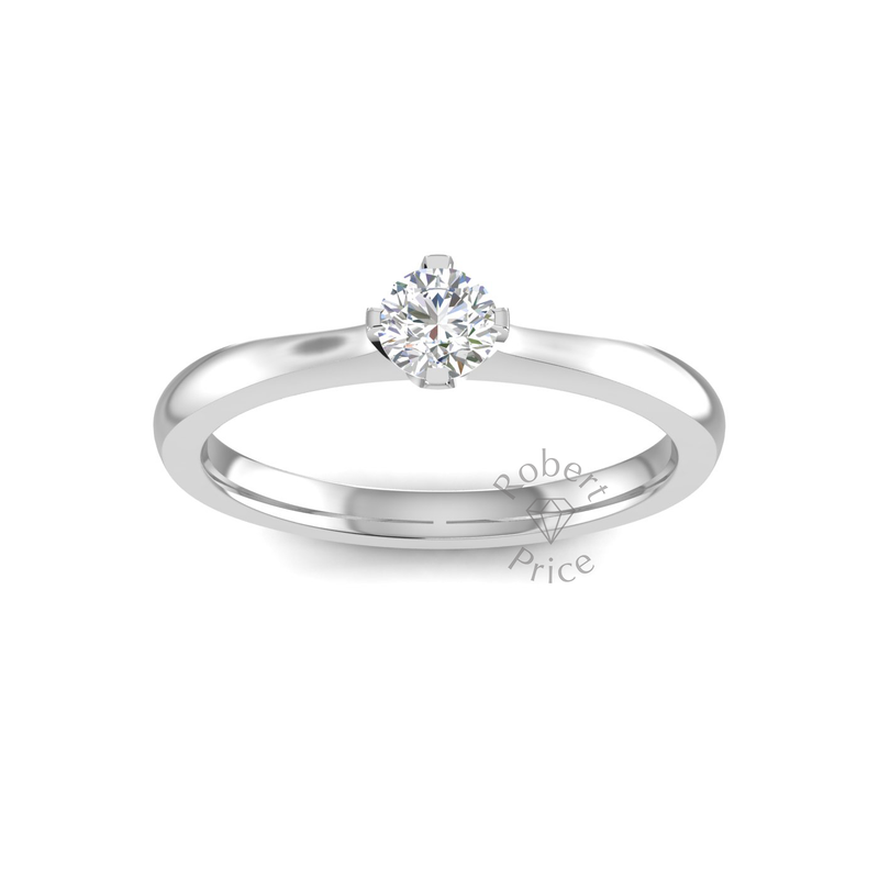 Vertice Engagement Ring in 18ct White Gold (0.25 ct.)