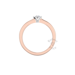 Vertice Engagement Ring in 18ct Rose Gold (0.25 ct.)