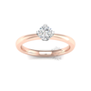 Vertice Engagement Ring in 18ct Rose Gold (0.4 ct.)