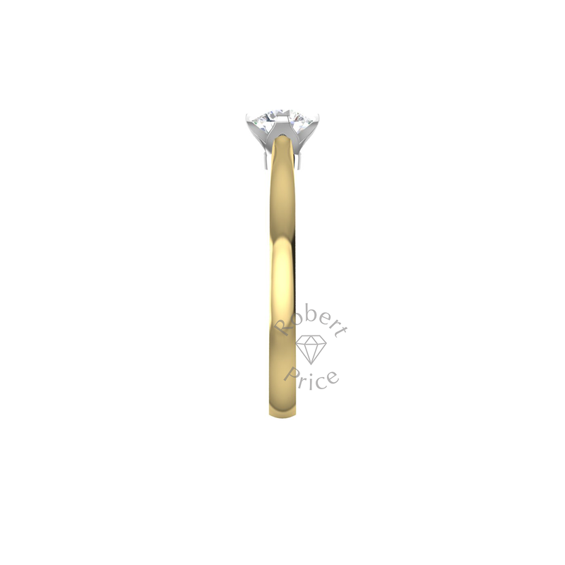 Vertice Engagement Ring in 18ct Yellow Gold (0.4 ct.)