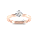 Vertice Engagement Ring in 18ct Rose Gold (0.5 ct.)