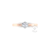Vertice Engagement Ring in 18ct Rose Gold (0.5 ct.)