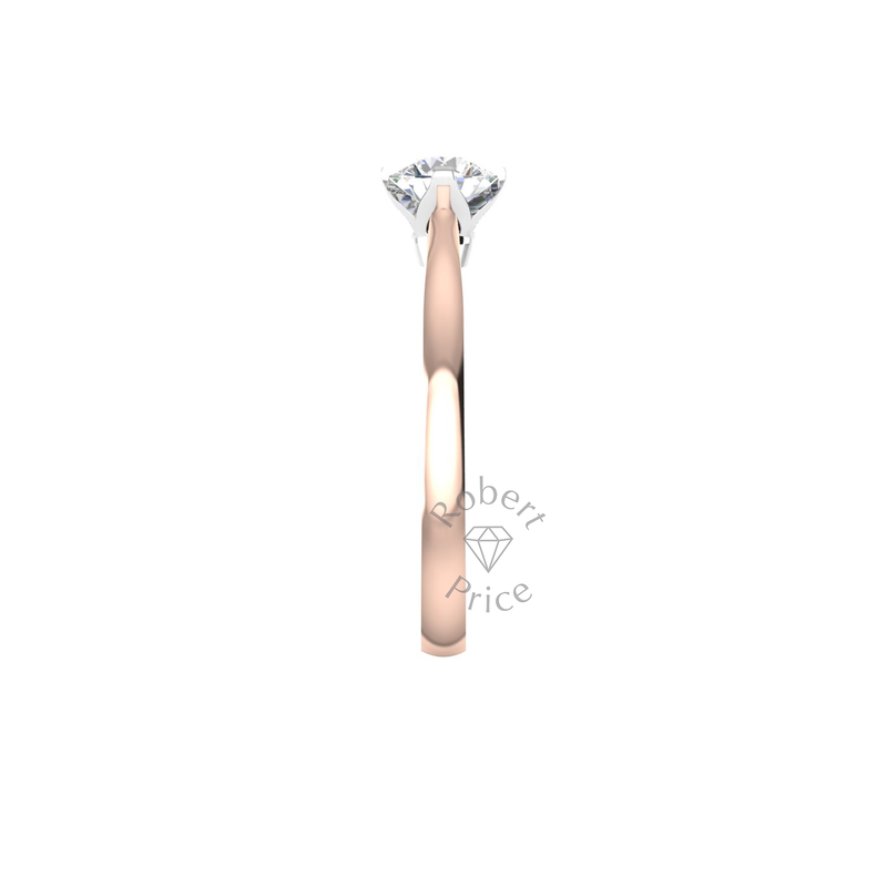 Vertice Engagement Ring in 18ct Rose Gold (0.6 ct.)