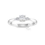 Melody Engagement Ring in 18ct White Gold (0.45 ct.)