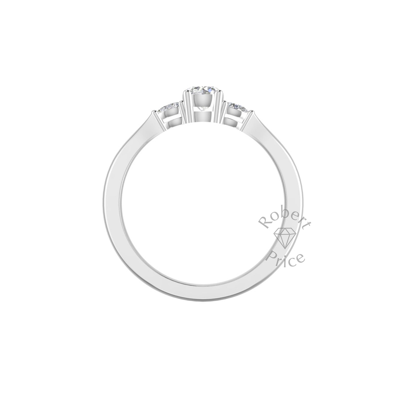Melody Engagement Ring in 18ct White Gold (0.45 ct.)