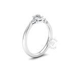 Melody Engagement Ring in 18ct White Gold (0.52 ct.)