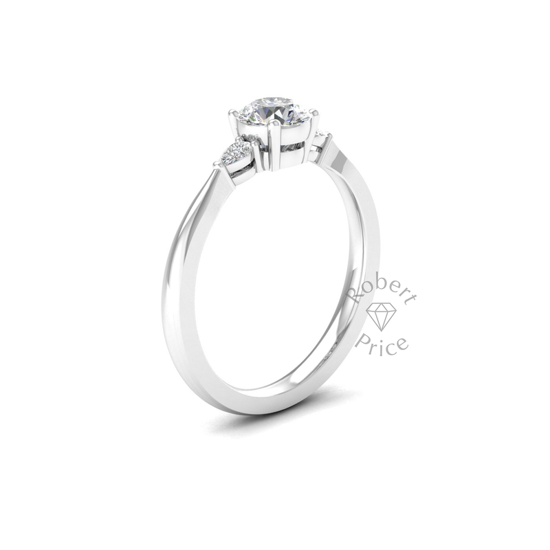 Melody Engagement Ring in Platinum (0.72 ct.)