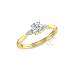Melody Engagement Ring in 18ct Yellow Gold (0.72 ct.)