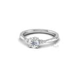 Melody Engagement Ring in Platinum (0.72 ct.)