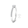 Shimmer Engagement Ring in 18ct White Gold (0.45 ct.)
