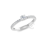 Shimmer Engagement Ring in Platinum (0.45 ct.)