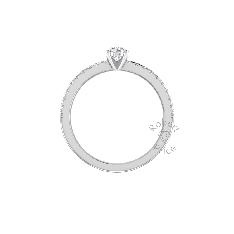 Shimmer Engagement Ring in Platinum (0.53 ct.)
