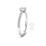 Shimmer Engagement Ring in Platinum (0.6 ct.)