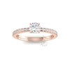 Shimmer Engagement Ring in 18ct Rose Gold (0.6 ct.)