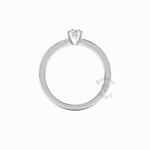 Shimmer Engagement Ring in 18ct White Gold (0.6 ct.)