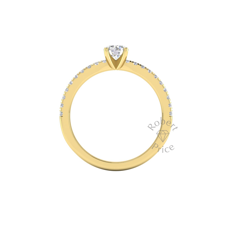Shimmer Engagement Ring in 18ct Yellow Gold (0.6 ct.)
