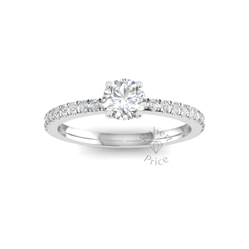 Shimmer Engagement Ring in Platinum (0.7 ct.)